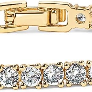 Classic Tennis Bracelet Gold Plated 3mm