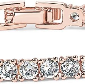 Classic Tennis Bracelet Gold Plated 3mm - Image 7