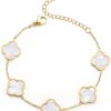 Clover Bracelet 18K Gold Plated Four Leaf