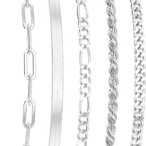 Gold Bracelet Set 14K Plated Women - Image 14