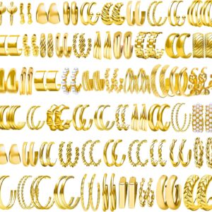 Jewelry Set Gold Plated 69 Pieces Women - Image 13