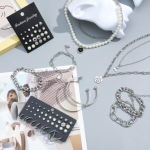 Jewelry Set Gold Plated 69 Pieces Women - Image 3