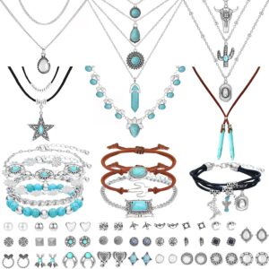 Jewelry Set Gold Plated 69 Pieces Women - Image 9